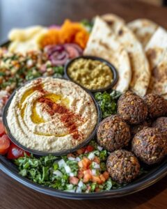 Mediterranean Hummus Platter